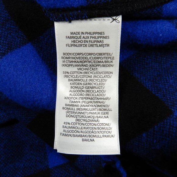 POLO RALPH LAUREN Checked Belted Shawl Collar Jacket XS Fringe Blue NEW $328 - Picture 13 of 14